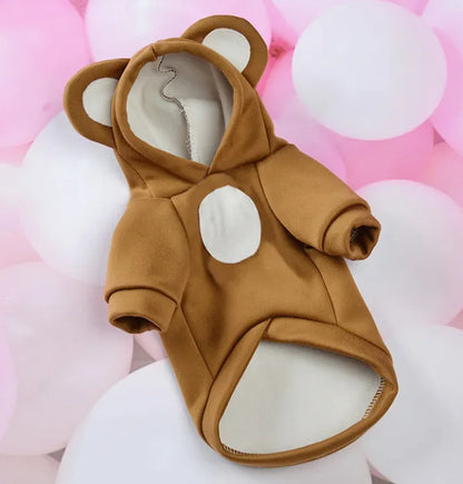 Thermal Pet Hoodie – Soft Winter Sweater with Hood for Dogs & Cats