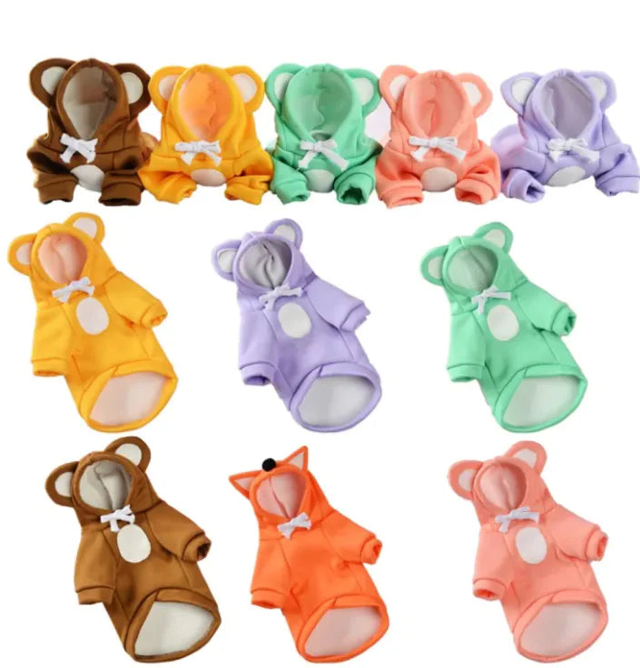 Thermal Pet Hoodie – Soft Winter Sweater with Hood for Dogs & Cats