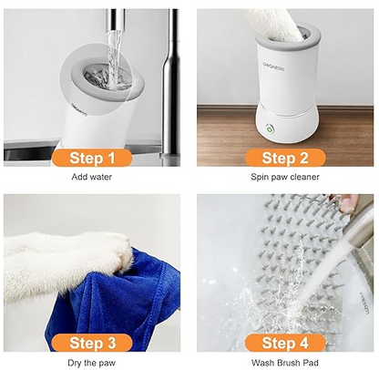 Automatic Dog Paw Cleaner Cup – Gentle Mud & Dirt Remover