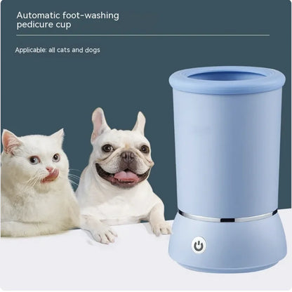 Automatic Dog Paw Cleaner Cup – Gentle Mud & Dirt Remover