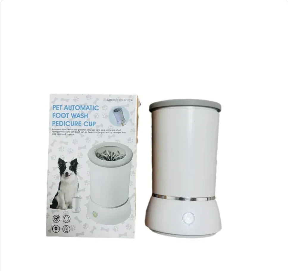 Automatic Dog Paw Cleaner Cup – Gentle Mud & Dirt Remover