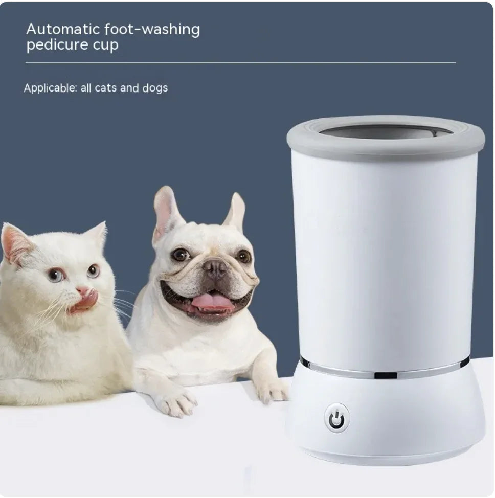 Automatic Dog Paw Cleaner Cup – Gentle Mud & Dirt Remover