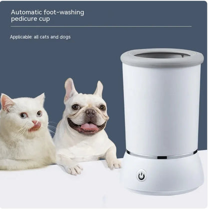 Automatic Dog Paw Cleaner Cup – Gentle Mud & Dirt Remover