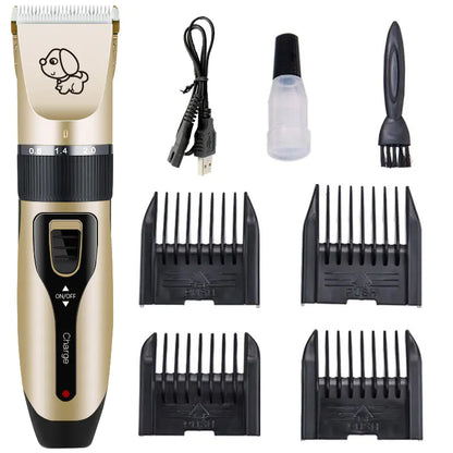 Professional Pet Grooming Kit – Quiet & Safe Trimmer Set for Dogs & Cats