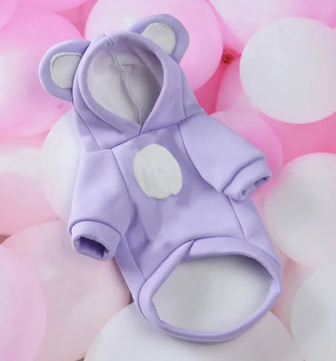 Thermal Pet Hoodie – Soft Winter Sweater with Hood for Dogs & Cats