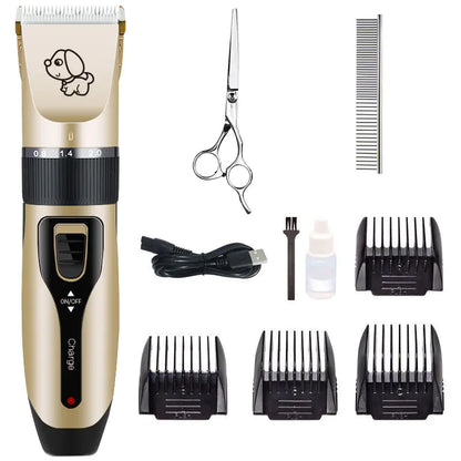Professional Pet Grooming Kit – Quiet & Safe Trimmer Set for Dogs & Cats